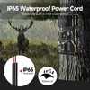 Durable Chew Proof Trail Camera Power Cable fits Stealth Cam,Spypoint,Moultrie,Browning,Wildgame