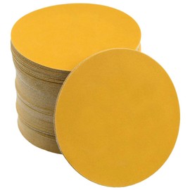 6 Inch Sanding Discs for Grinder, Round Hook and Loop No Hole 400 Grit Sandpaper for Automotive and Woodworking(100-Pack)