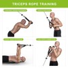 SELEWARE Triceps Rope with Non-Slip Soft Rubber Ends Home Gym