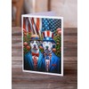 Caroline's Treasures All American Pit Bull Terrier Greeting Cards Pack