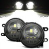 Partsam 12V LED Fog Lights Assembly Kit 54W 5000LM Compatible