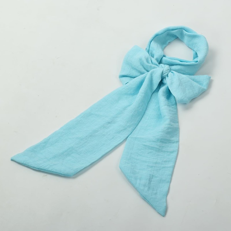 COSDREAMER Men's Renaissance Scarf Jabot Cravat Costume Collar (Light Blue)