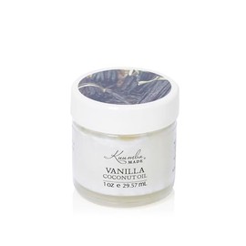 Kuumba Made Botanically Infused Vanilla Coconut Oil, Organic Daily Moisturizer for Skin & Nourishing Hair Mask, 1 Oz