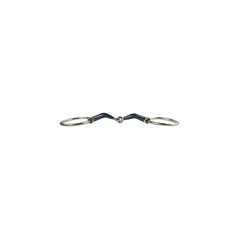 AK AKRS-2603 Loose Ring Snaffle with Sweat Iron with Curved