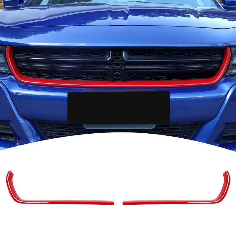 PDKLIN for Charger Grille Insert Trim Cover for Dodge Charger