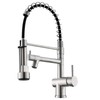 VFAUOSIT Commercial Kitchen Faucet with Pull Down Sprayer, Brushed Nickel