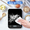Drcowu Large Food Scale Digital 15kg, Kitchen Scales with Customized
