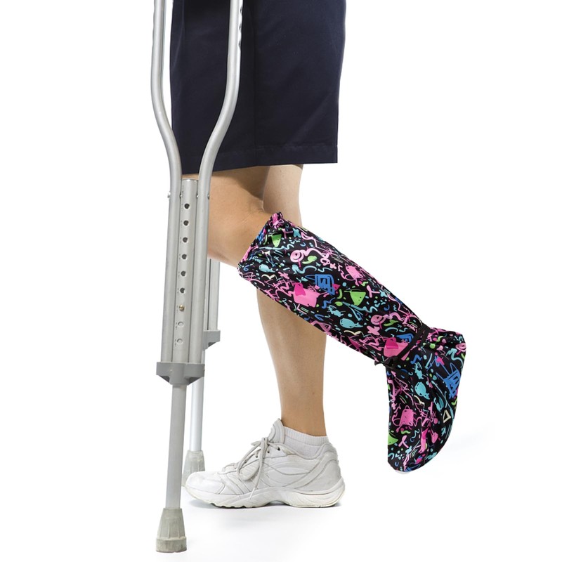 Leg Cast Covers - Black Cast Covers,Cast Sock Over Cast,