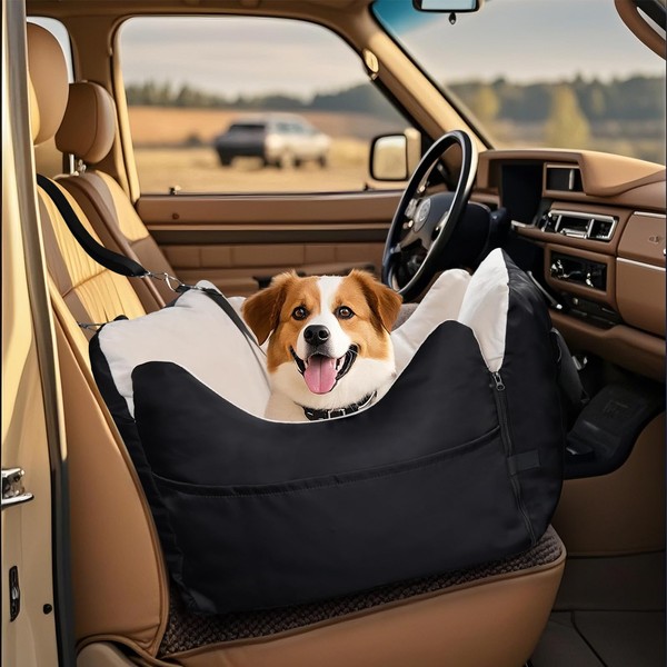 SthExtra Dog Car Seat for Small Dogs, Portable Dog Booster