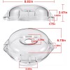 For Robot Coupe 106458S Cutter Bowl Lid for Robot Coupe
