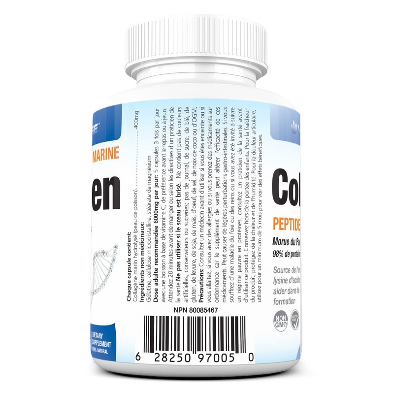 Vita-Nuage (2 PACK) Premium Marine Wild Fish Collagen 6000mg 90%