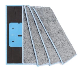 WANGCL Pack of 4 Washable Wet Mopping Pads Compatible with Braava Jet m Series Reusable Wet Pads for Robot Braava Jet M6