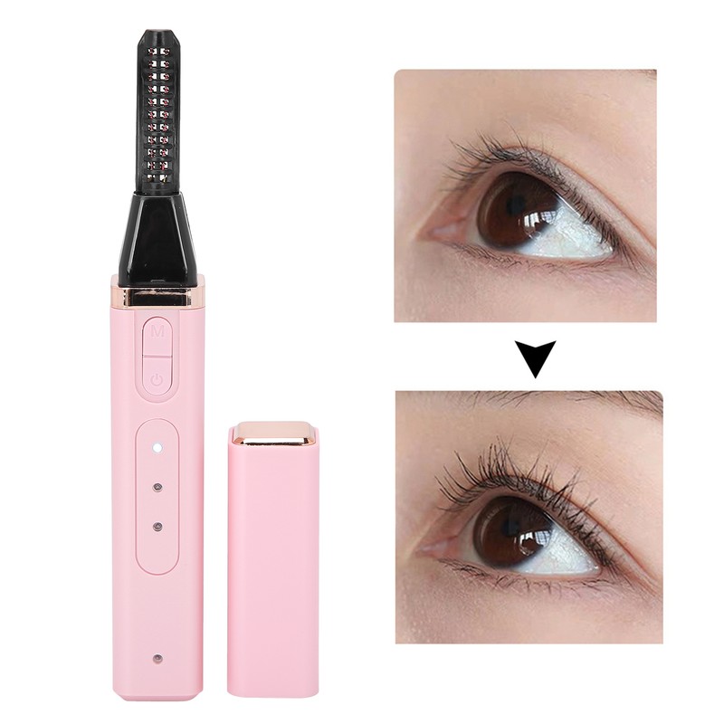 Rechargeable Electric Eyelash Curler Fast Heating Long Lasting Eyelash Curling