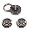 YankMooM Antique Drawer Pulls Bronze Dresser Pull Rings Round Drawer