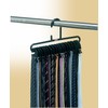 Shinkohanger Tie Hanger (20 Hooks Included) Black