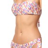 Emporio Armani Women's Bandeau Bikini Set, Bianco/Logo Multicol