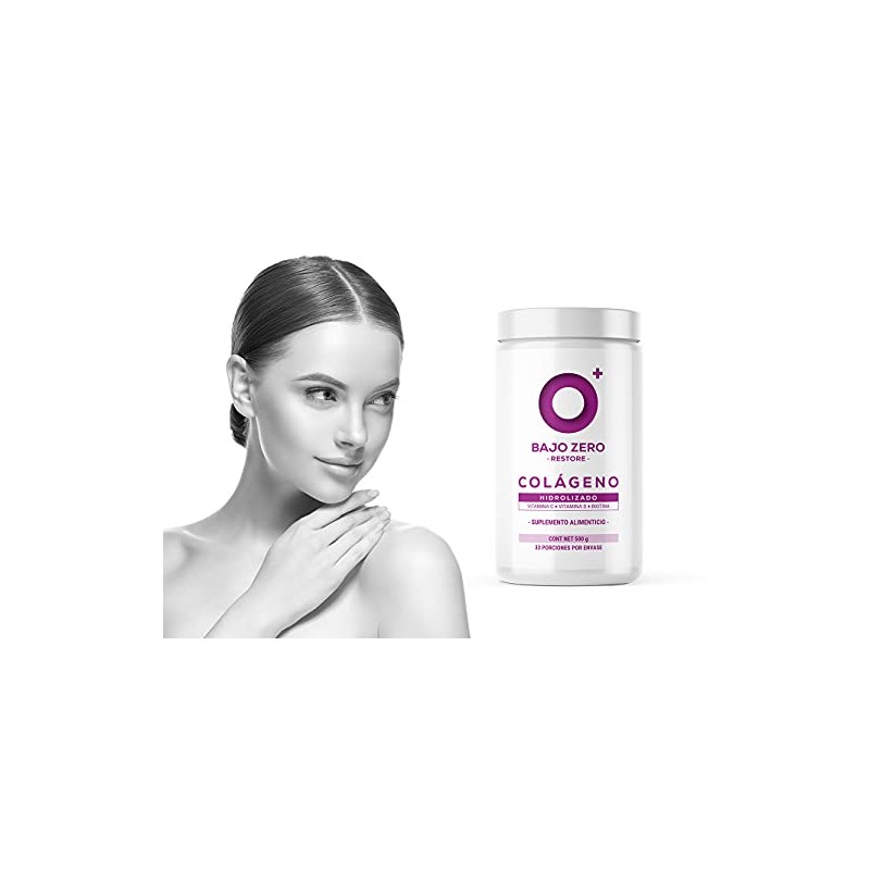 Bajo Zero Restore. Colágeno hidrolizado, Vitamina C, Vitamina D y