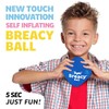 Tryeht Self Inflating Ball 5", Rubber New Feel Breacy Ball,
