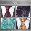 BUZZxSELECTION NT011 Men's Necktie Suit, Floral, Solid, Business, Casual, Stylish,