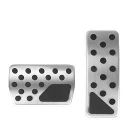 Unbranded For 2011-2021 Jeep Grand Cherokee Dodge Durango Foot Brake Gas Pedal Pad Cover