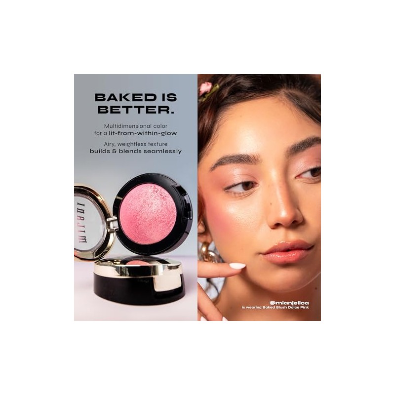Milani | Rubor Acabado Natural Tono Coral, Rose Powder Blush
