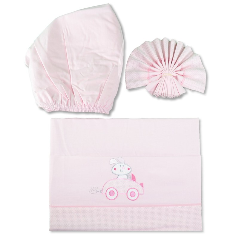 PEKITAS 3 Piece Baby Bedding Set for Cot Bed 60