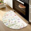 KIMODE Anti Fatigue Mat for Kitchen Floor, 18"x28" Half Circle