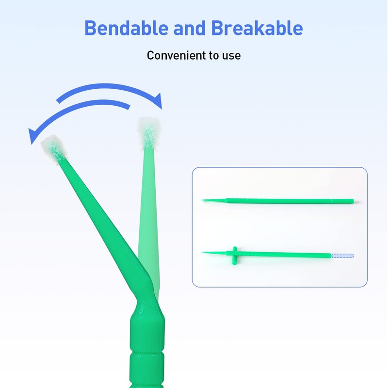 JMU 400 Micro Applicators Brushes Dental Fine, Disposable Dental Microswab,
