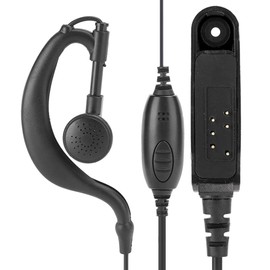Portable Waterproof Headset Earphones for Walkie Talkie and Radio, PTT Microphone Speaker for UV-9R Plus Mobile Devices