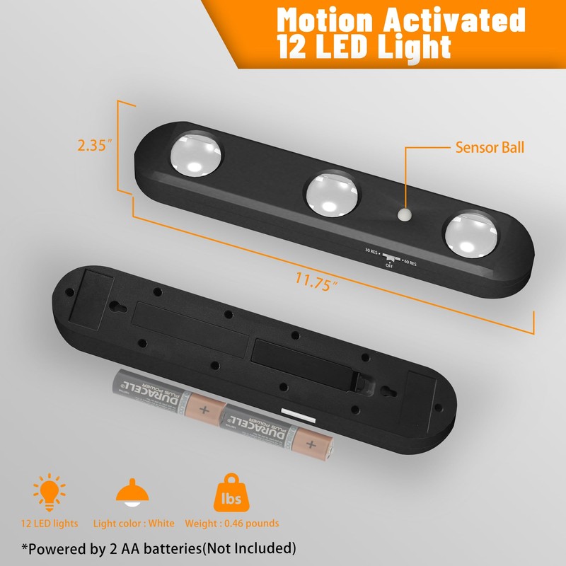 Gun Safe Lights ,Motion Activated LED Light for Gun Safe