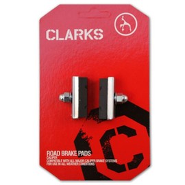 Clarks x Pattern Road Brake Pads for Weinmann, Raleigh and Other Calipers, 35 mm,Black
