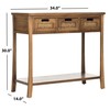 Safavieh American Homes Collection Autumn Oak 3-Drawer Console Table