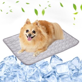 Cooling Mats for Dogs, Dog Cooling Mat, Cooling Mat Without Gel, Self-Cooling Dog Mat, Summer Cooling Pad, Large Cooling Dogs, Grey Dogs Cooling Mats