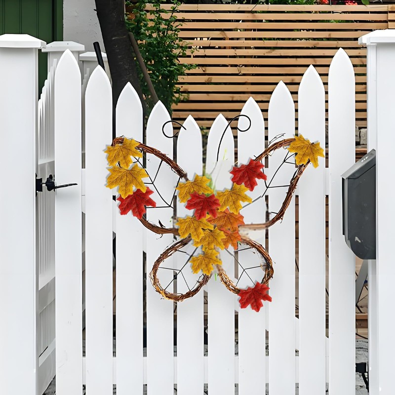 Autumn Maple Leaves Decorations 300 Pcs Fake Autumn Fall Leaves