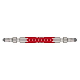 Vessel DG142082 Double-Headed Plus Diamond Rigid Bit, 40V Compatible, +2 x 82, Set of 1