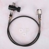 DIN477 36in Spring Hose Electroplate CO2 Adapter Kit with Release