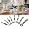 Measuring Spoon Set Double Head Magnetic Scoop with Black Handle