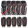 HEYEZQTY 4 Button Keyless Key Fob Cover Protector Case Shell