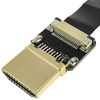 BeMatik Flat HDMI Video Cable FPV 20cm A Male to