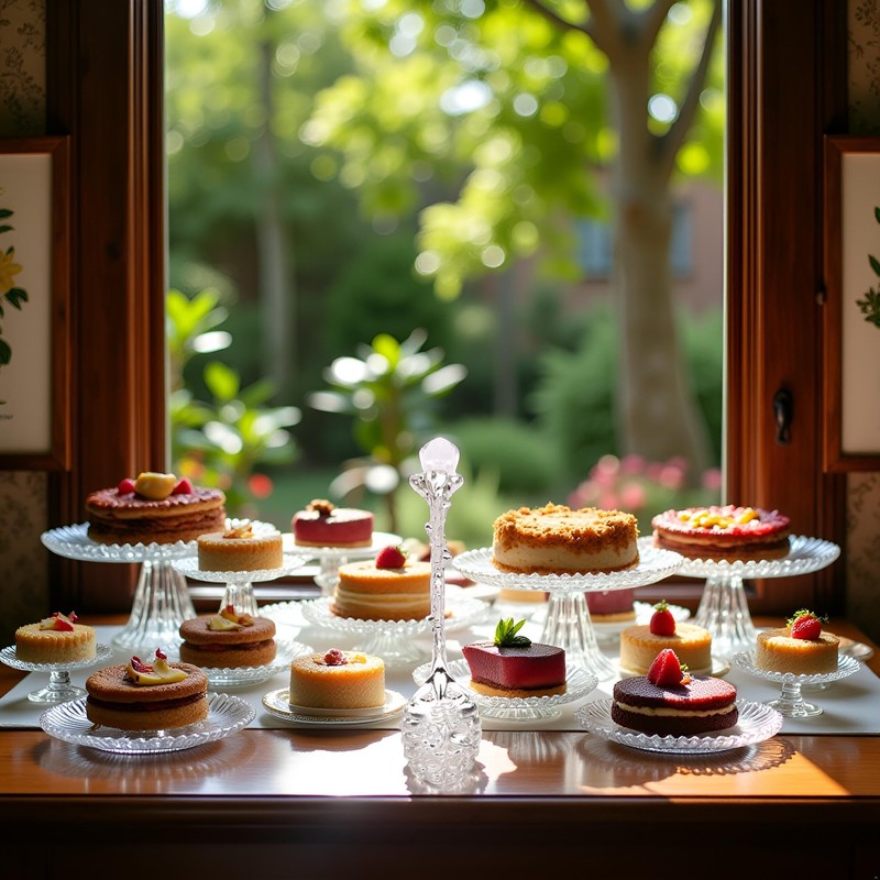 Silver Crystal Coffee Spoon Vintage Floral Carved Long Handle Ice