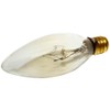 Bulbrite Incandescent B8 Candelabra Screw Base (E12) Light Bulb, 1