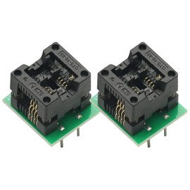 2 Pcs SOIC8 SOP8 to DIP8 Socket Converter Module Programmer Output Power Adapter with 150mil Connector SOIC 8 SOP 8 to DIP 8