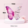 BETESSIN Gifts for Grandma - Butterfly Table Decoration - "Glück