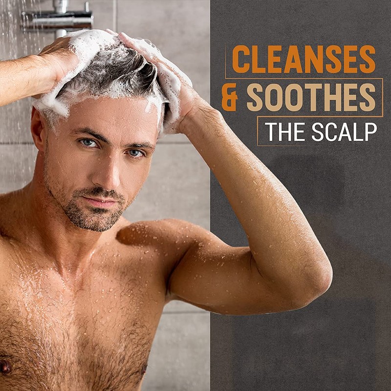 Woody's Men's Daily Shampoo - Nourishing Cleanser with Vitamin B5,