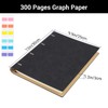 Yarotm Leather Notebook A4 - Ring Binder Squared Paper Notebook