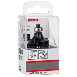 Bosch Rounding Cutter 6 mm, R1 9.5 mm, D 31.8 mm, L 16.2 mm, G 57 mm, 2608628457