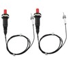 Jiozermi 2 Pcs Piezo Spark Igniter, Metal Threaded Ceramic Push