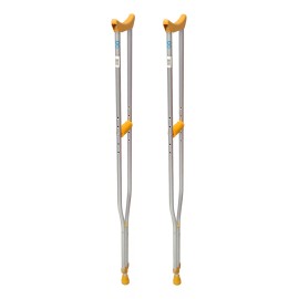 Infinity Muletas Axilares Ortopédicas Infinity Ajustables De Aluminio Color Grande