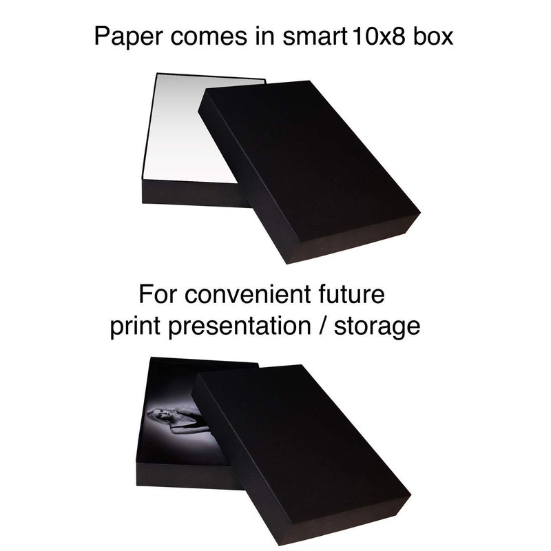 Marrutt 265gsm Pro Photo Satin/Oyster Inkjet Paper: (10" x 8"