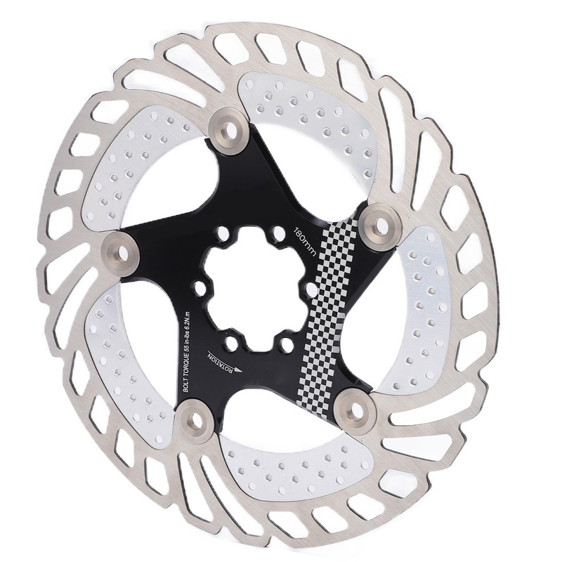 Disc Brake Rotor Black CNC Engraving Milling Anodized Marking Bike